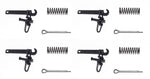 Smiths LP5 OO Gauge Screw Link Couplings Brass/Steel (Pack 4)