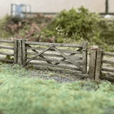 Scale Model Scenery LX001 OO Gauge Five Bar Gates (x3) Laser Cut Kit