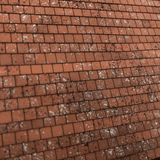 Scale Model Scenery LX418 OO Gauge Weathered Terracotta Roof Tiles Laser Cut Kit