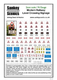 Sankey Scenics MLC2 N Gauge Level Crossing Signage