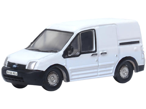 Oxford Diecast NFTC005 N Gauge Ford Transit Connect Frozen White