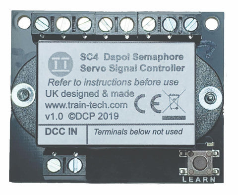 Train-Tech SC400 Dual Dapol Servo Signal Control plus Automation