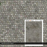 Scale Model Scenery TX026 OO Gauge Cobblestones Texture Paper (x5)