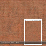 Scale Model Scenery TX108 OO Gauge Old Red Brown Brick Texture Paper (x5)
