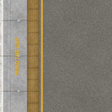 Scale Model Scenery TX233 OO Gauge Asphalt Platform Sheets w Network Rail Coping (x5)