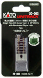 Kato 20-063 N Gauge Unitrack (S66B-ALT) Straight Track with Buffer Stop 66mm