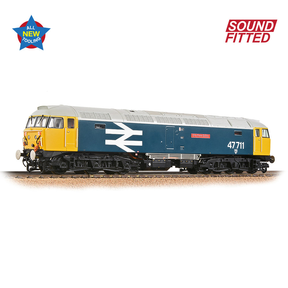Class 47/7 47711 'Greyfriars Bobby' BR Blue (Large Logo) Sound Fitted Class 47/7 47711 'Greyfriars Bobby' BR Blue (Large Logo) Sound Fitted