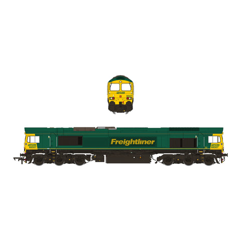 Accurascale 2655 OO Gauge Class 66 - Freightliner Green/Yellow - 66507
