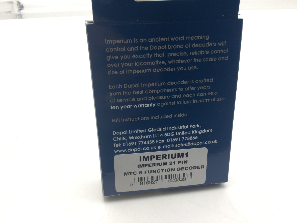 IMPERIUM1 Imperium 21 Pin MTC 6 Function Decoder (OO/O - Foto 11