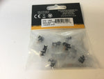 Graham Farish 379-406 N Gauge Clip-in Spring Coupling Pockets with Couplings and Springs (x10)