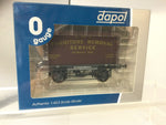 Dapol 7F-037-009W O Gauge Conflat Wagon GWR 39452 & Container LMS Removals Weathered