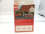 Busch 1023 HO/OO Gauge Wrought Iron Chain Fence Kit