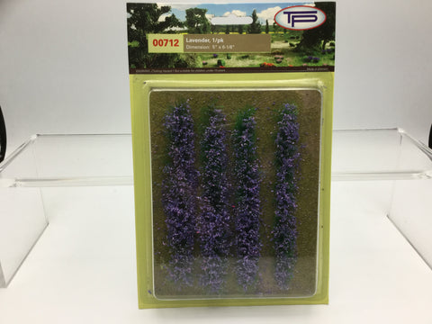 Tasma Products 00712 OO/HO Gauge Lavender Plants (125mm x 155mm Sheet)