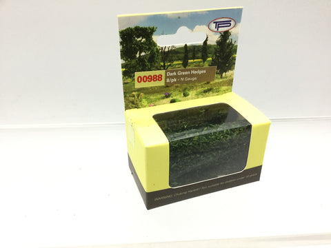 Tasma Products 00988 N Gauge Dark Green Hedges (Pack 8)