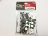 Auhagen 42647 HO/OO Gauge Garden Tables and Chairs Plastic Kit