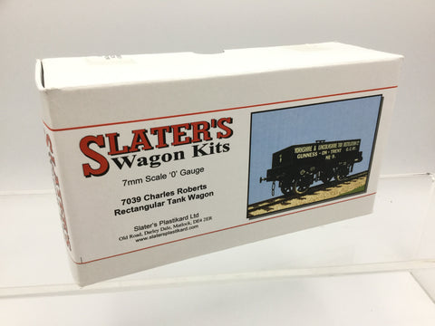 Slaters 7039 O Gauge Rectangular Tank Wagon Kit