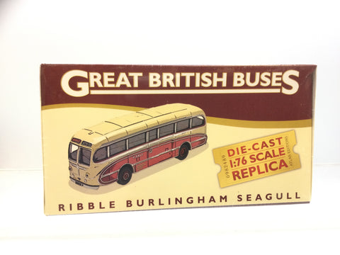 Atlas Editions 1:76 Gauge Burlingham Seagull Bus Ribble