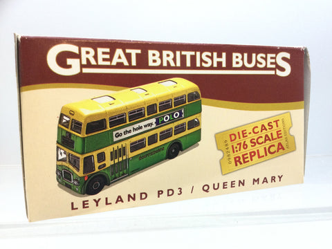 Atlas Editions 1:76 Gauge Leyland PD3 Bus Queen Mary