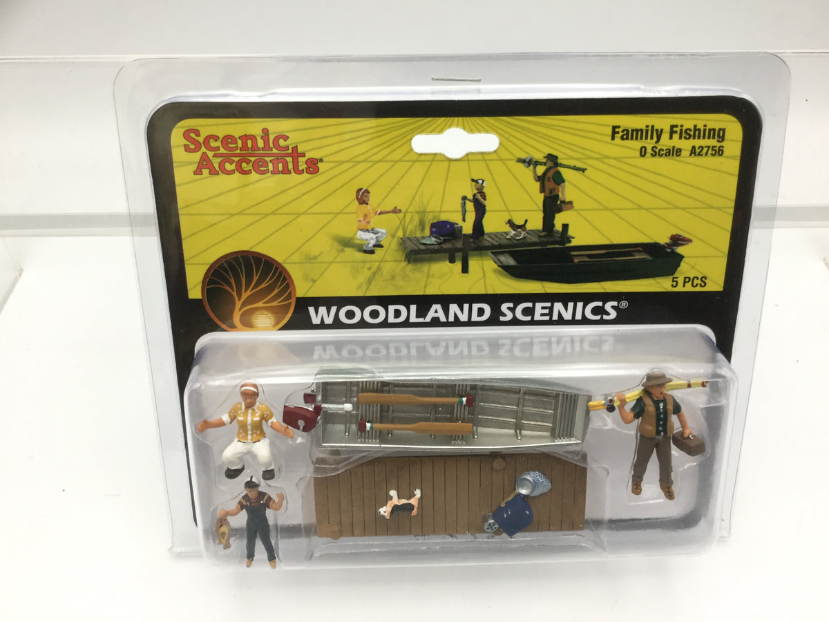 Woodland Scenics A2756 O Gauge Family Fishing - Main Image