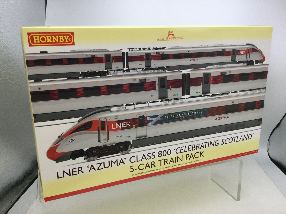 Hornby R3827 OO LNER Hitachi 800/1 Azuma Passenger Car Set