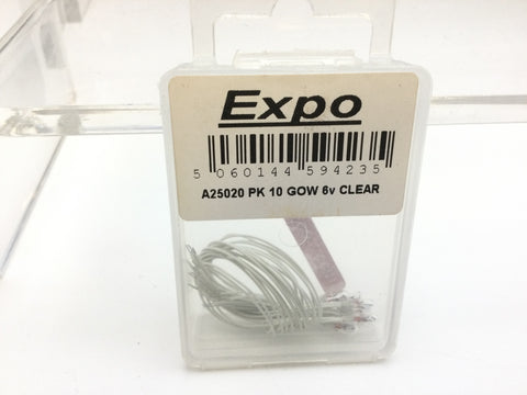 Expo A25020 10 x Clear Grain of Wheat - 6 volt