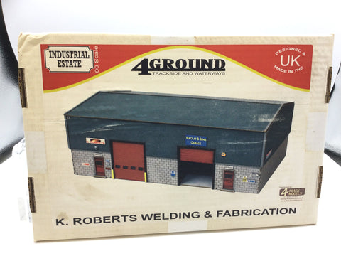 4Ground Models IE-102 OO Gauge K.Roberts Welding and Fabrication Shop Kit