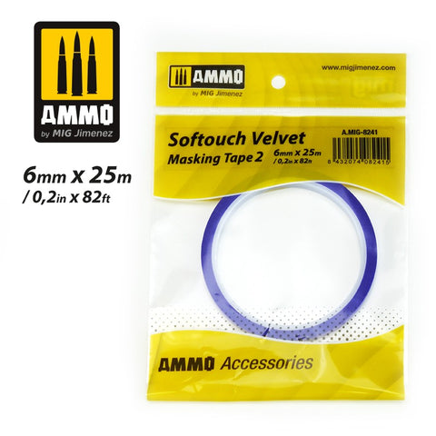 Mig 8241 Ammo Soft Touch Masking Tape 6mm x 25m