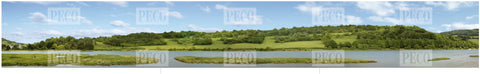 Peco SK-P01 OO Gauge River Valley Photographic Backscene
