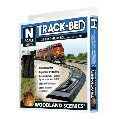 Woodland Scenics ST1475 N Track-Bed Roll 24'