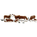 Woodland Scenics A1843 HO/OO Gauge Hereford Cows