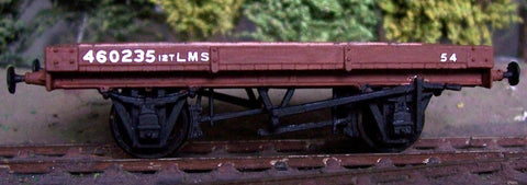 Cambrian C93 OO Gauge LMS 12ton One Plank Open Wagon (D1986) Wagon Kit