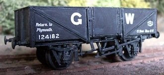 Cambrian C97 OO Gauge GWR 12/13t Steel Open Wagon Kit