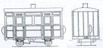 Dundas Models DM29 OO-9 Gauge 4 Wheel Coach 2 Comp Kit