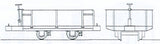 Dundas Models DM31 OO-9 Gauge Ffestiniog Rly 4 Wheel Hudson steel Bodied Open Wagon Kit