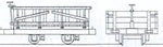 Dundas Models DM32 OO-9 Gauge Hudson 4 Wheel Wooden Bodied Drop Dide Open Wagon  Kit