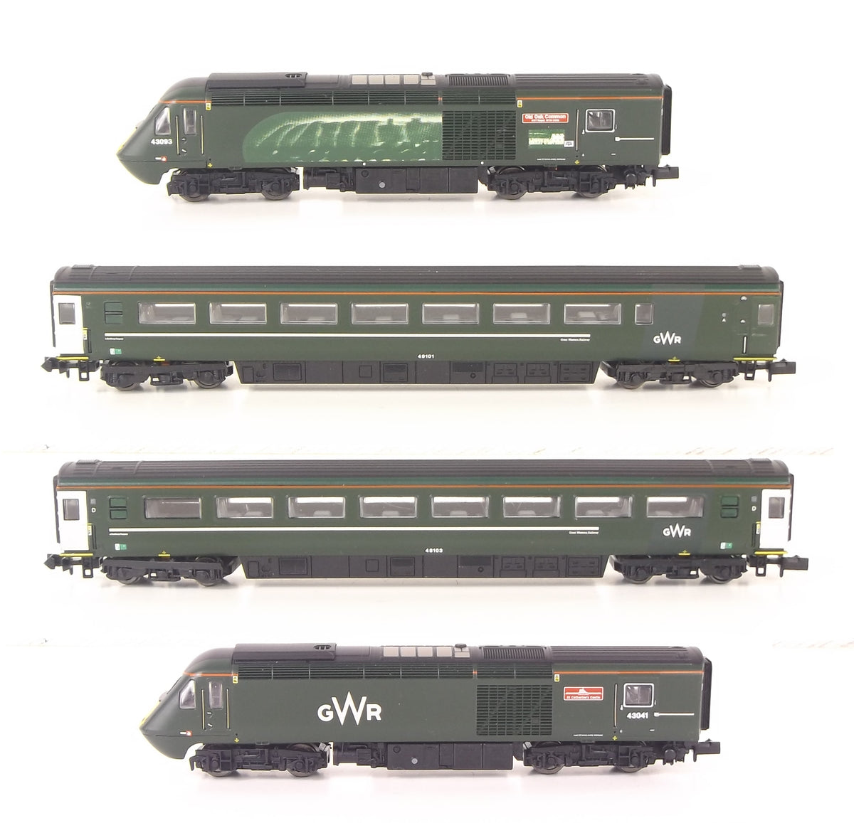 鉄道模型 GAUGEMASTER CLASS43 HST GWR Castl Set GM2210301 - CLASS 43 HST 43041/093 GWR CASTLE SET