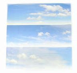 Gaugemaster GM755 N Gauge Cloudy Sky Small Photo Backscene (1372x152mm)