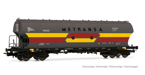 Electrotren HE6048 HO Gauge RENFE Metransa Dark Grey Hopper Wagon IV