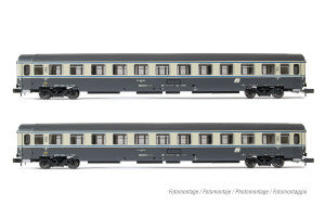 Arnold HN4394 N Gauge FS UIC-Z1 Grey/Beige/Blue Coach Set (2) IV