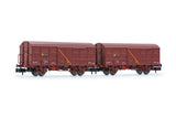 Arnold HN6518 N Gauge RENFE Vagon Aislantes J2 Wagon Set (2) IV