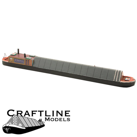 Craftline MB70 OO/HO Gauge 70ft Motor-Powered Covered Narrow Boat Balsa Kit