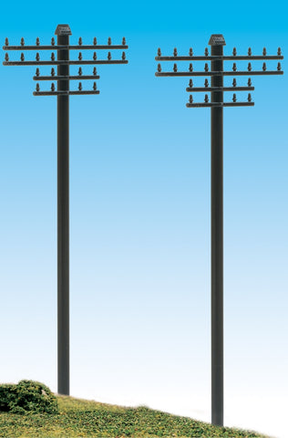 Modelscene 5182 N Gauge Telegraph Poles (Unpainted)(Pack 8)