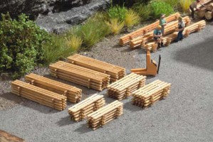 Noch 14214 HO/OO Gauge Piles of Wooden Planks Laser Cut Minis Kit