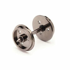 Hornby R8097 OO Gauge 12.6mm Diameter Metal 3 Hole Disk Wheels (Pack 10)