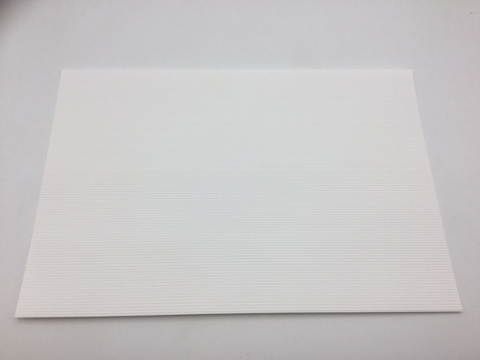Slaters 0437 7mm/O Gauge Corrugated Embossed Plastikard Sheet