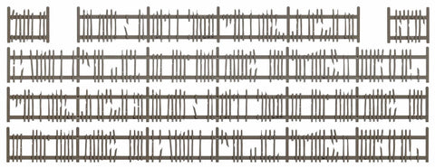 Busch 1011 HO Gauge Old Picket Fence