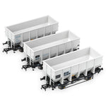 Accurascale 1018-HUO-T OO Gauge BR 24.5T HOP24/HUO Coal Hopper - Grey TOPS- Pack T