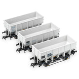 Accurascale 1018-HUO-T OO Gauge BR 24.5T HOP24/HUO Coal Hopper - Grey TOPS- Pack T