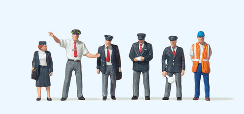Preiser 10410 HO/OO Gauge BR Railway Staff/Personnel Figures