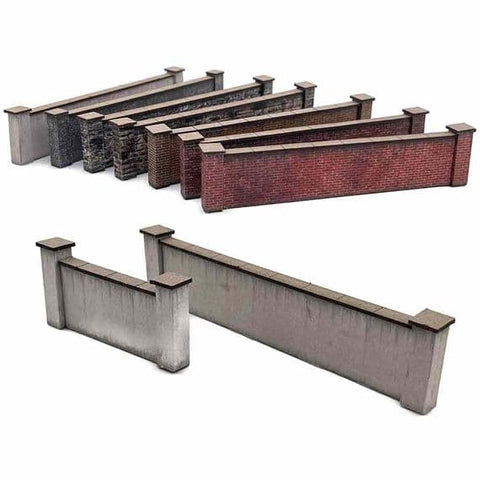 Scale Model Scenery KX107A OO Gauge 5ft Modular Wall Vic Red Brick Kit